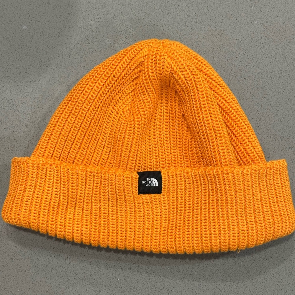 The North Face Orange Knit Beanie